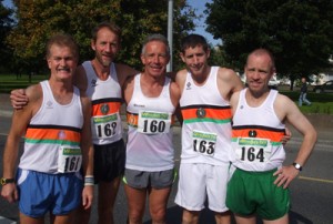 Dan Kennedy, Cathal O'Connell (2nd O/45), Paul Dinan, Derek O'Leary and John Landy